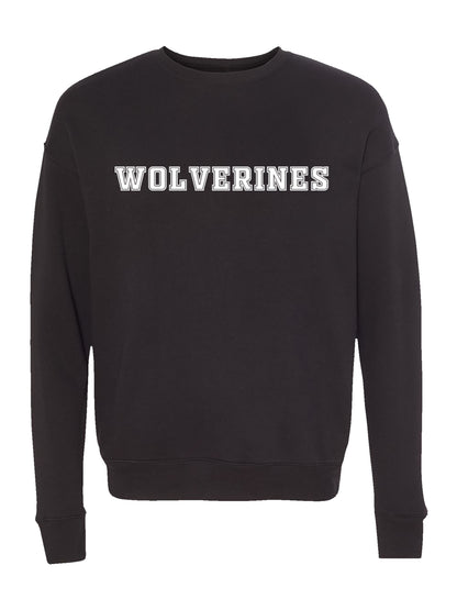 Polk County Wolverines White Logo Fleece Sweatshirt