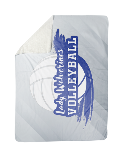 Polk County Volleyball 60"x80" Sherpa Fleece Blanket