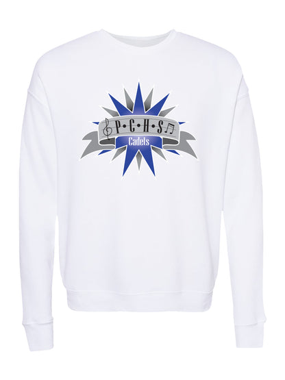 PCHS Cadets Starburst Design Fleece Sweatshirt