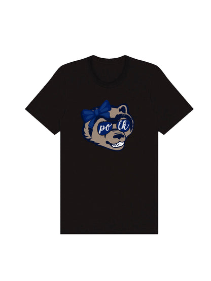 Girl Wolverine with Bow and Sunglasses Short Sleeve T-shirt