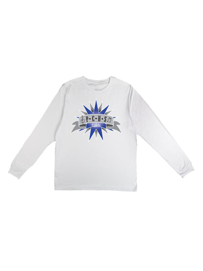 PCHS Cadets Starburst Design Long Sleeve T-shirt