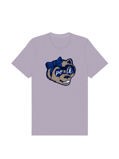 Girl Wolverine with Bow and Sunglasses Short Sleeve T-shirt
