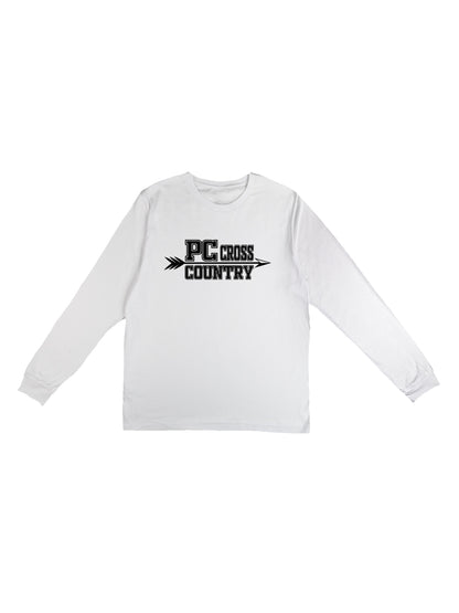 Polk County Cross Country Black Logo Long Sleeve T-shirt