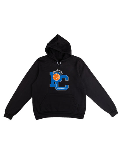 Polk County Basketball Wolverines Claws in Blue Fleece Pullover Hoodie