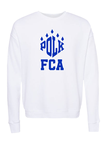 Polk FCA Paw Logo Design Fleece Sweatshirt