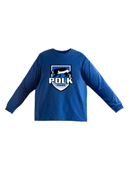 Polk County Wolverines Tennis Long Sleeve T-shirt
