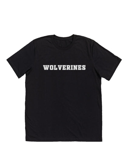 Polk County Wolverines White Logo Short Sleeve T-shirt