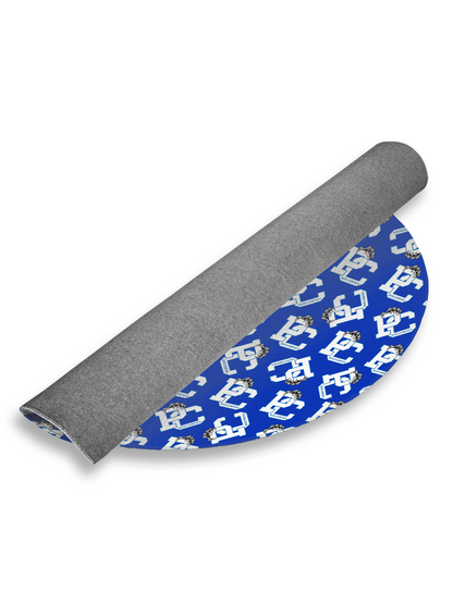 PC Wolverines Claw Logo Pattern 5' Round Area Rug