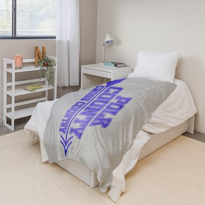 Polk County Cross Country Blue Logo 50"x60" Fleece Blanket