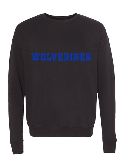Polk County Wolverines Blue Logo Fleece Sweatshirt