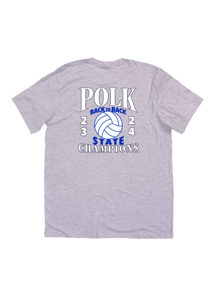 PCHS Volleyball B2B Champs Front & Back Short Sleeve T-shirt