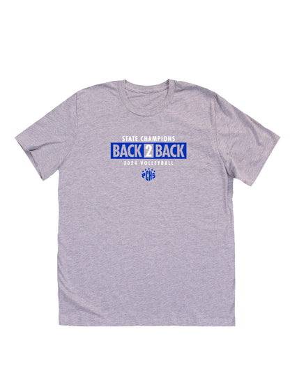 PCHS Volleyball B2B Champs Front Only Short Sleeve T-shirt