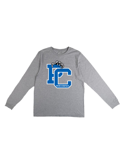 Polk County Schools "PC Wolverines" Long Sleeve T-shirt