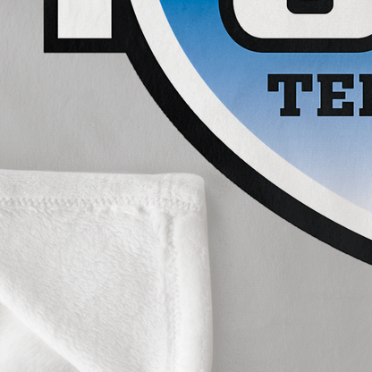 Polk County Wolverines Tennis Shield Logo 50"x60" Fleece Blanket