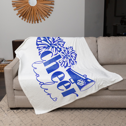 PCHS Cheerleading PomPoms & Horn 50"x60" Fleece Blanket