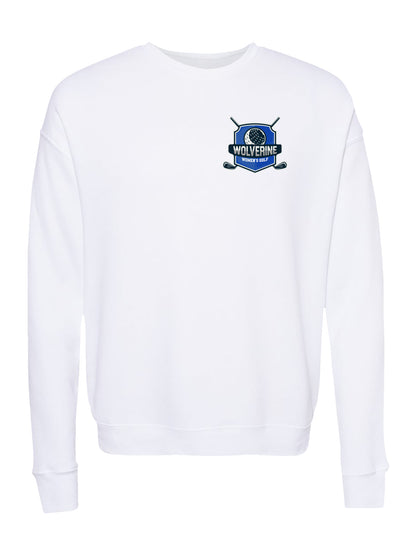 Wolverine Women's Golf Shield Logo Fleece Sweatshirt